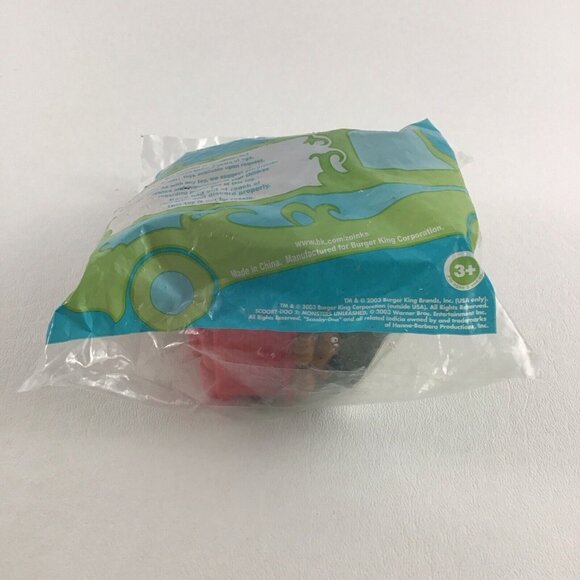 Scooby Doo Monsters Unleashed Burger King Toy Launching Minecart New Sealed 2003 - Picture 2 of 6